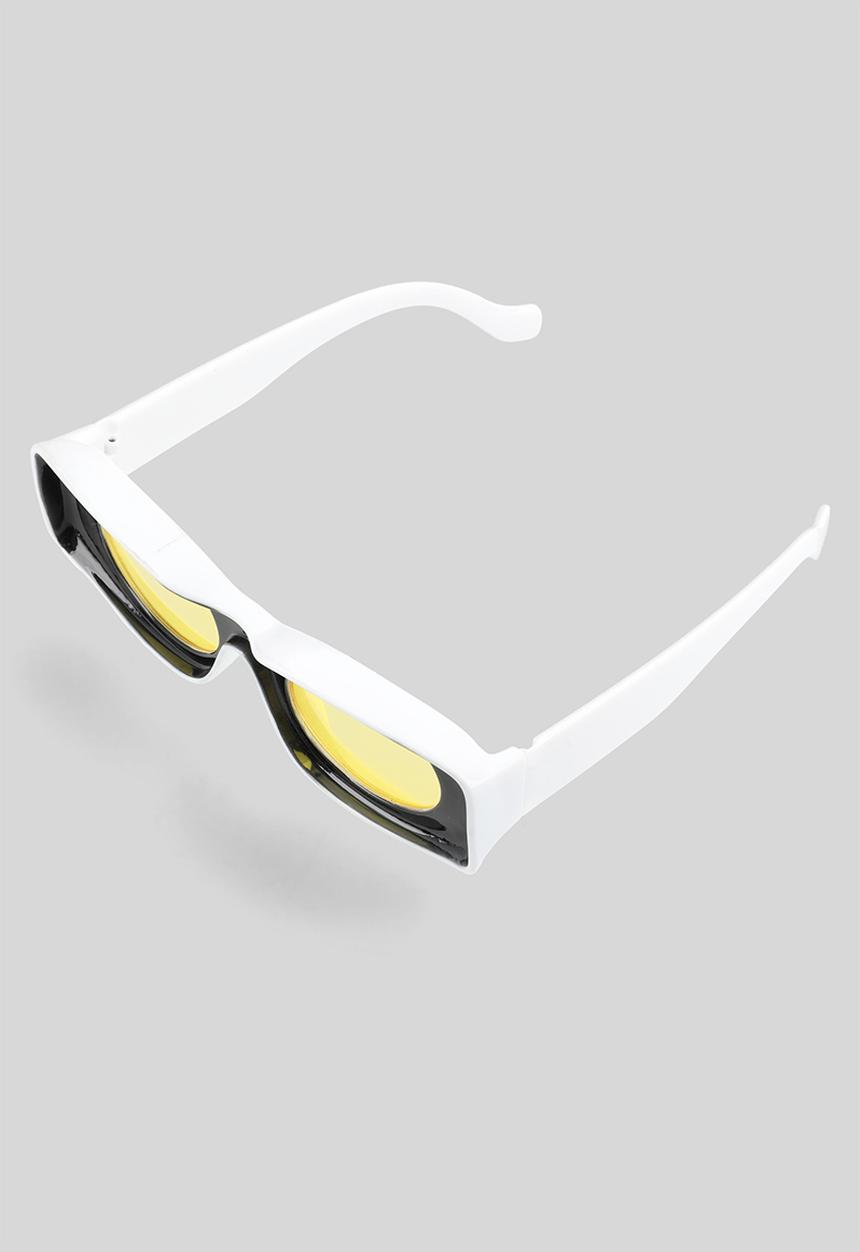 Superbalist - Giselle oval sunglasses - white
