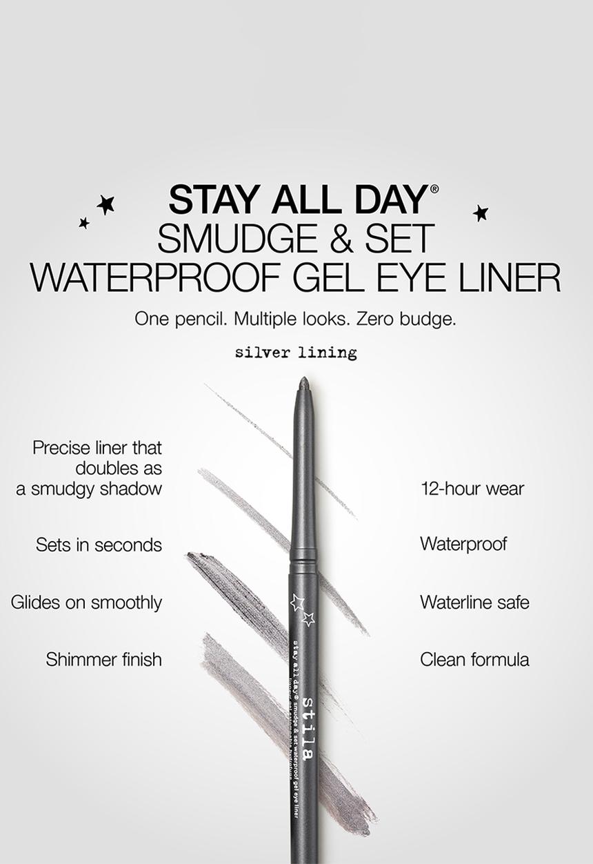 Stila - Stay All Day® Smudge & Set Waterproof Gel Eye Liner-Silver lining
