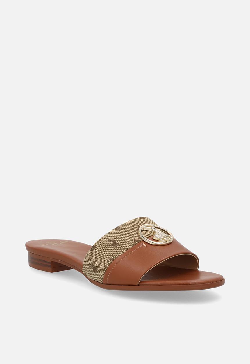 POLO - Jacquard mule - stone