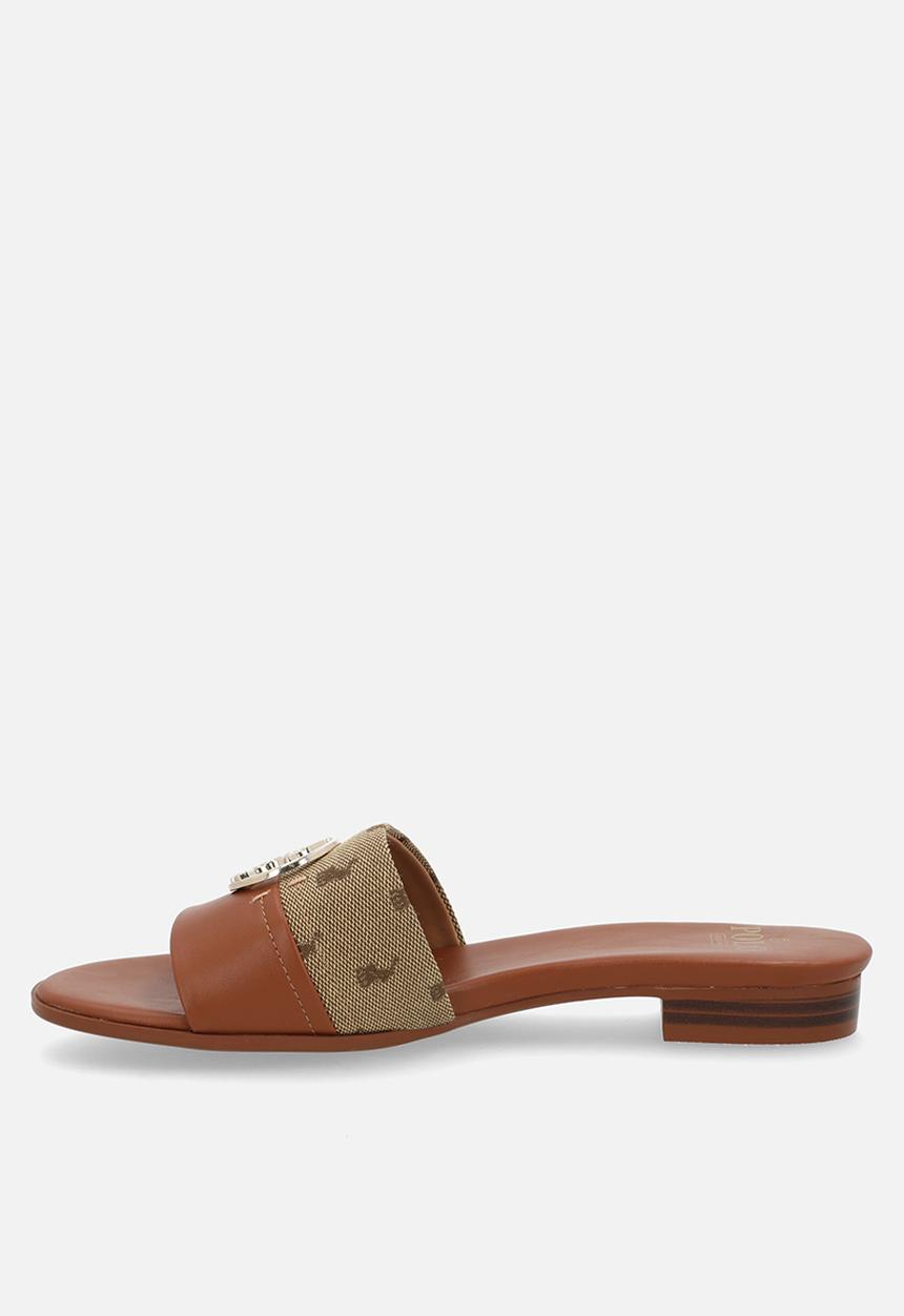 POLO - Jacquard mule - stone
