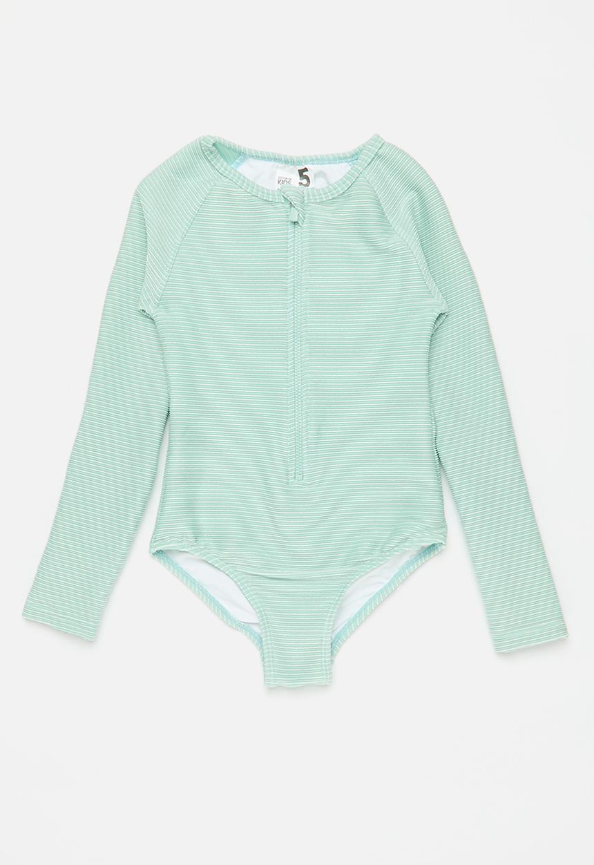 Cotton On - Lydia low one piece - barber blue/sparkle