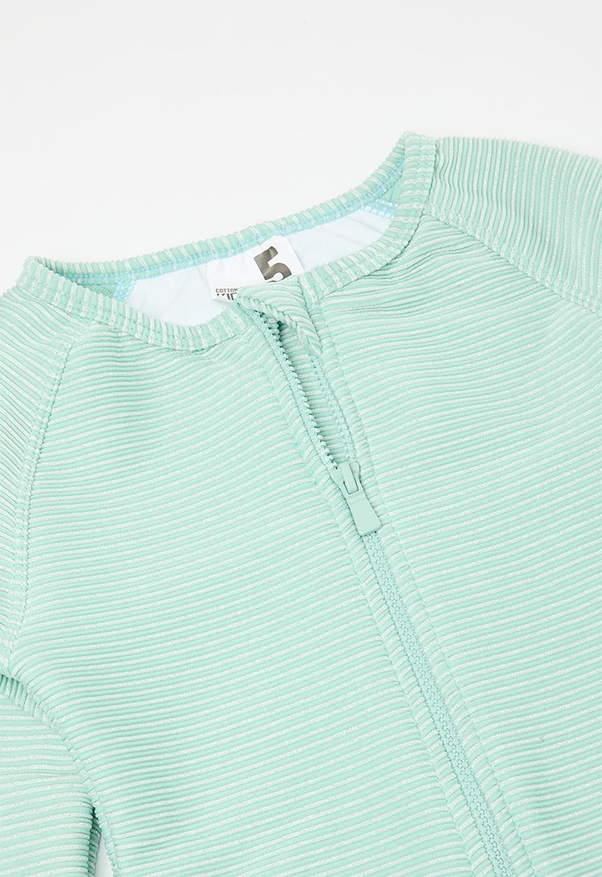 Cotton On - Lydia low one piece - barber blue/sparkle