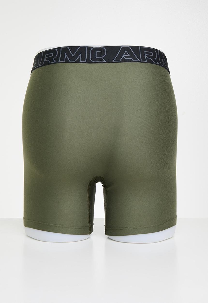 Under Armour - M UA Perf Tech Nov 6in Regular - Multi Camo Olive