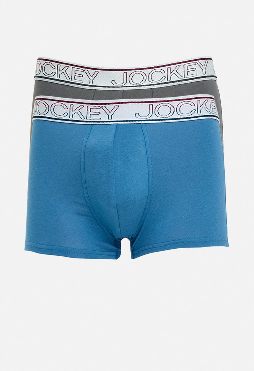 Jockey - 2 Pk New Gen Pouch Trunk  - Tidal Teal/Sea Storm