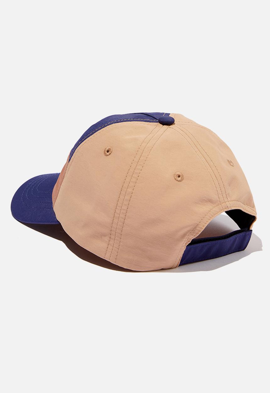 Cotton On - Kids 5 panel cap - navy/brown/outdoor moment