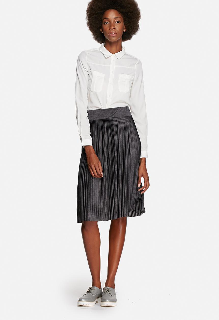ONLY - Merla shiny pleated skirt