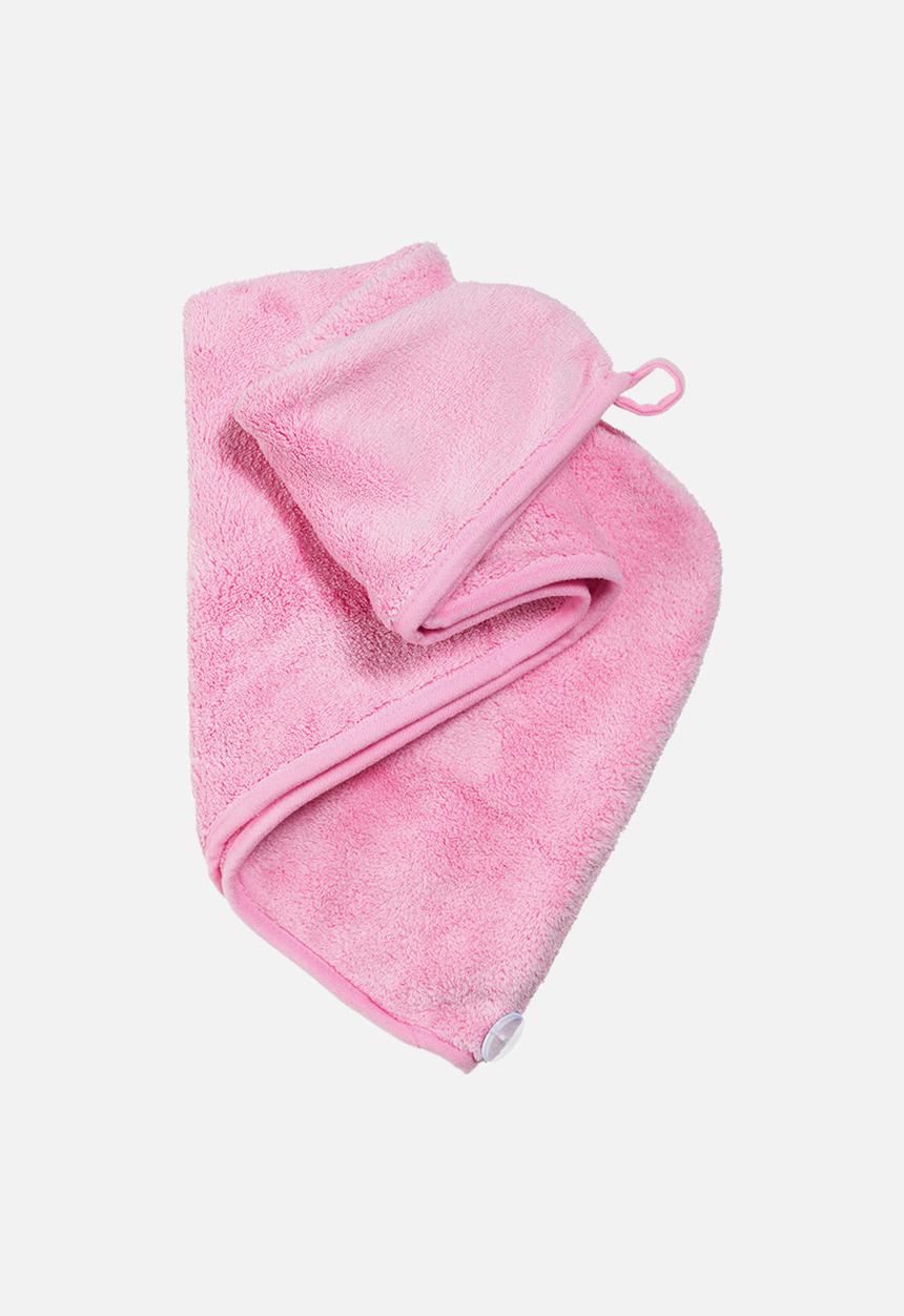 H&M - Microfibre hair towel - pink