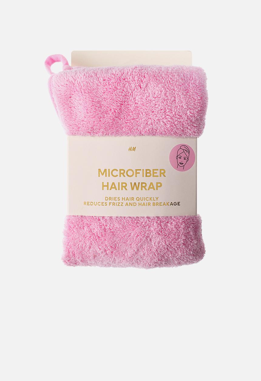 H&M - Microfibre hair towel - pink