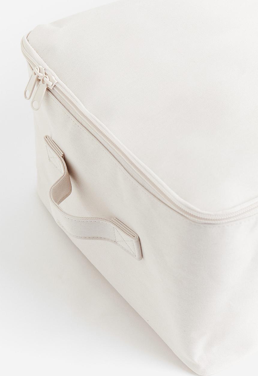 H&M - Lidded toy storage basket - beige