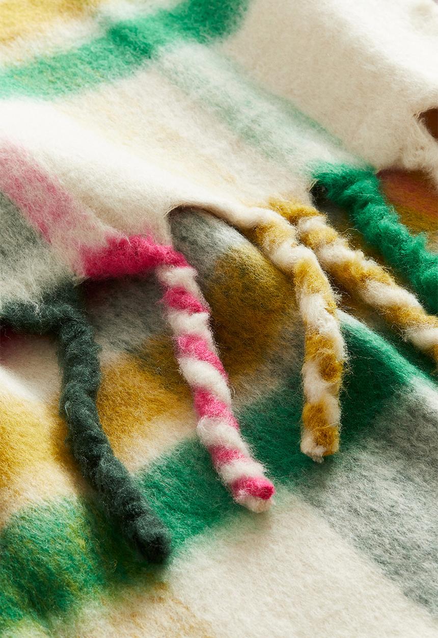 H&M - Patterned blanket - green multi