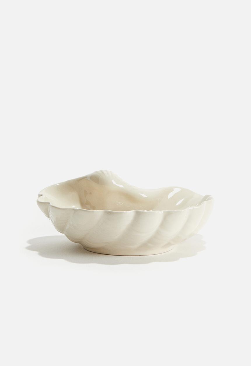 H&M - Shell-shaped serving bowl - natural white