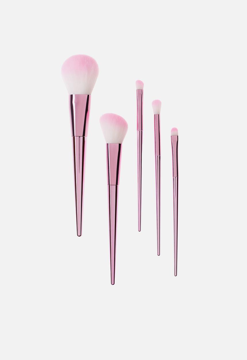 H&M - 5-Pack make-up brushes - light pink