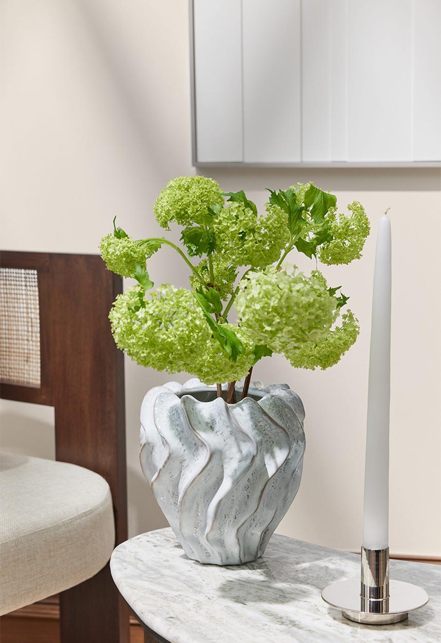 H&M - Stoneware vase - white