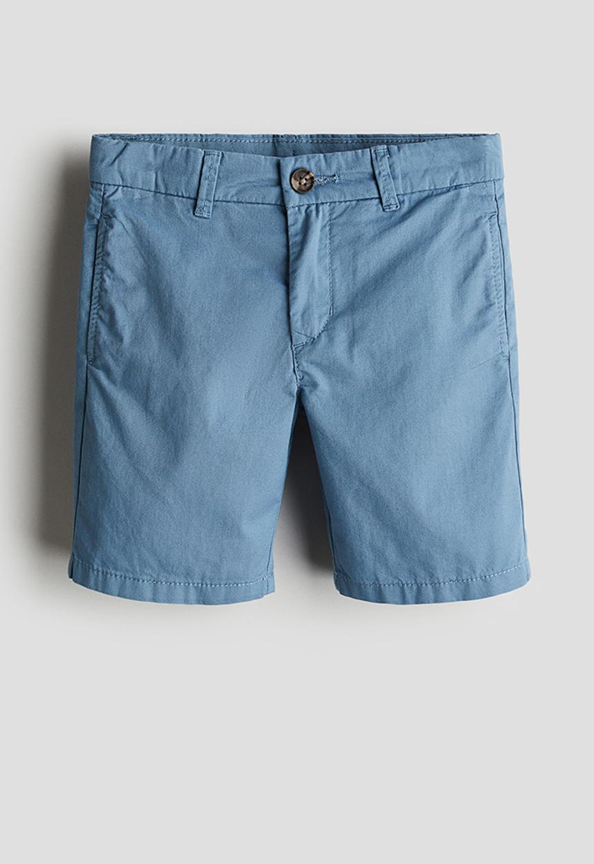 H&M - Cotton chino shorts - dusty blue