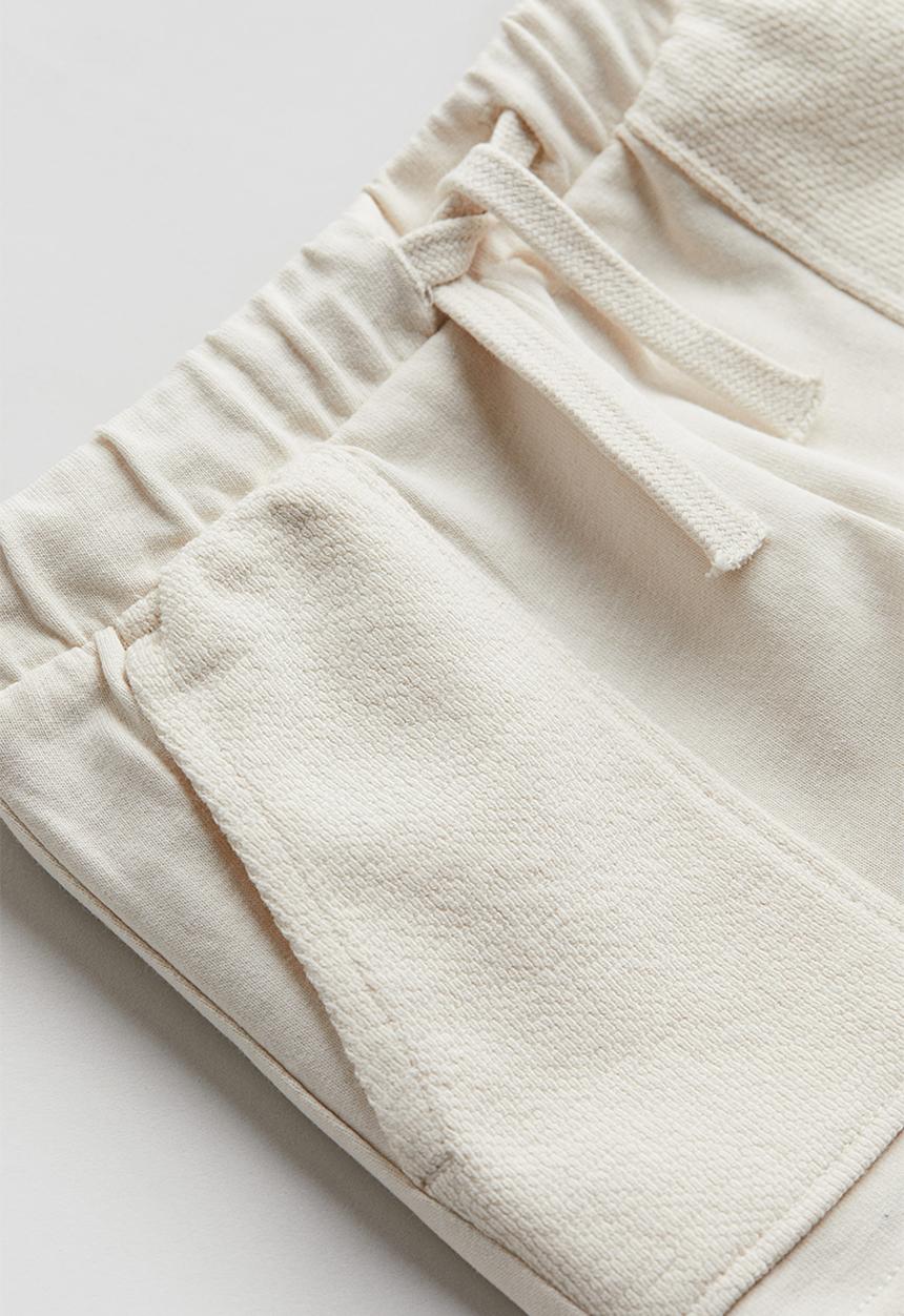 H&M - Cotton shorts - cream