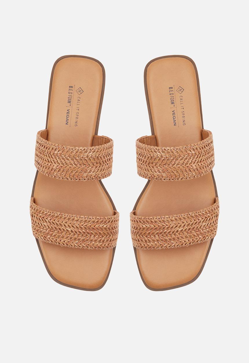 Call It Spring - Daydreaamer Slide - Cognac