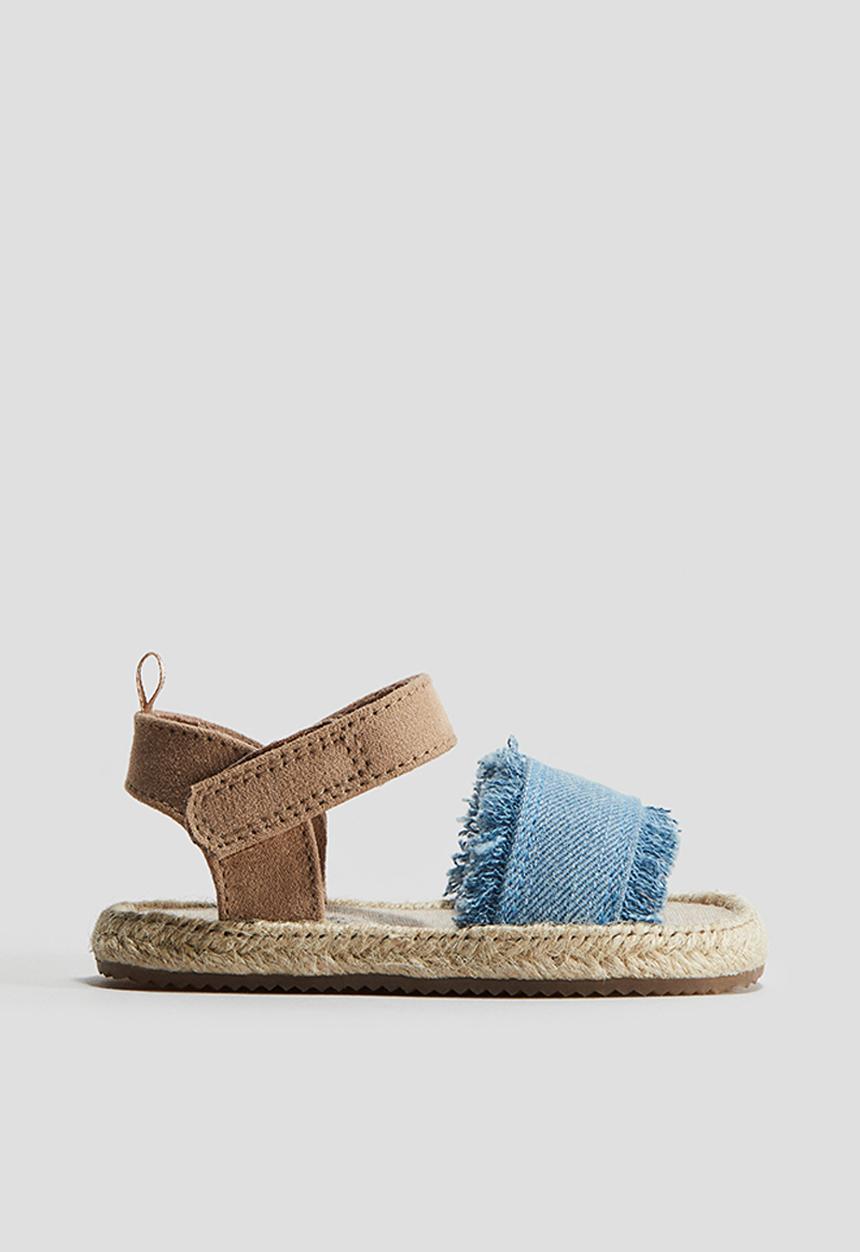 H&M - Strap sandals - denim blue