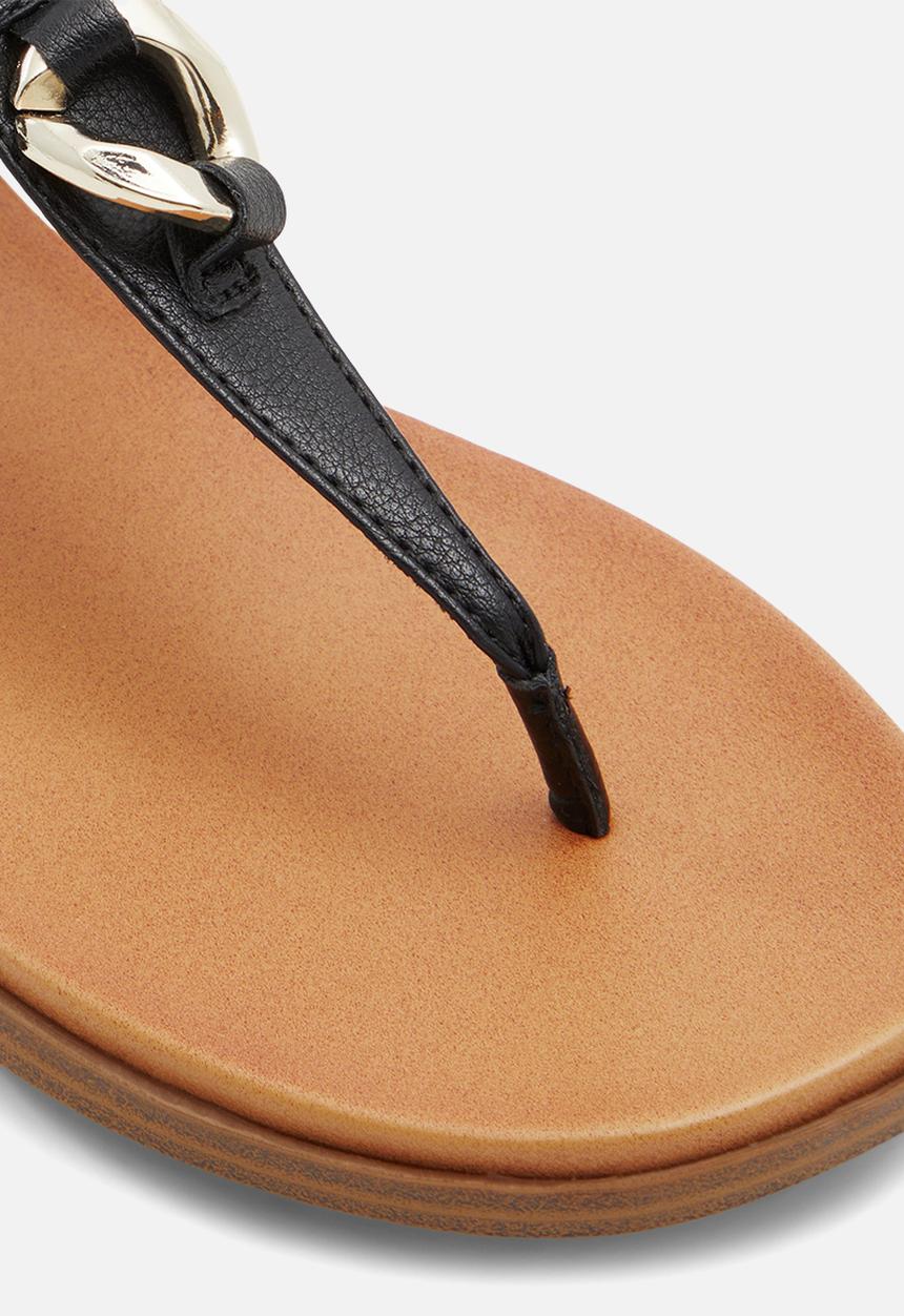 Call It Spring - Emmaliine Slingback Thong - Black