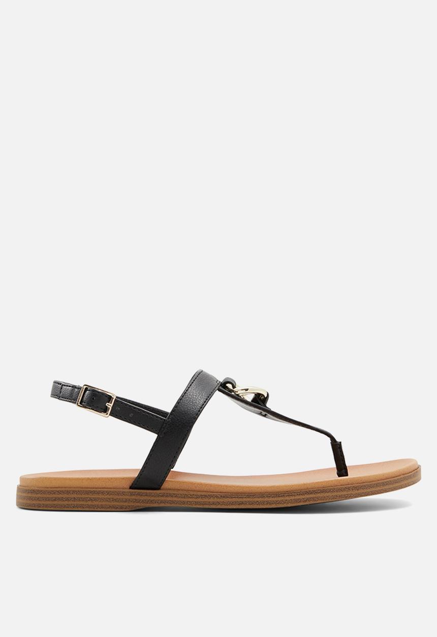 Call It Spring - Emmaliine Slingback Thong - Black