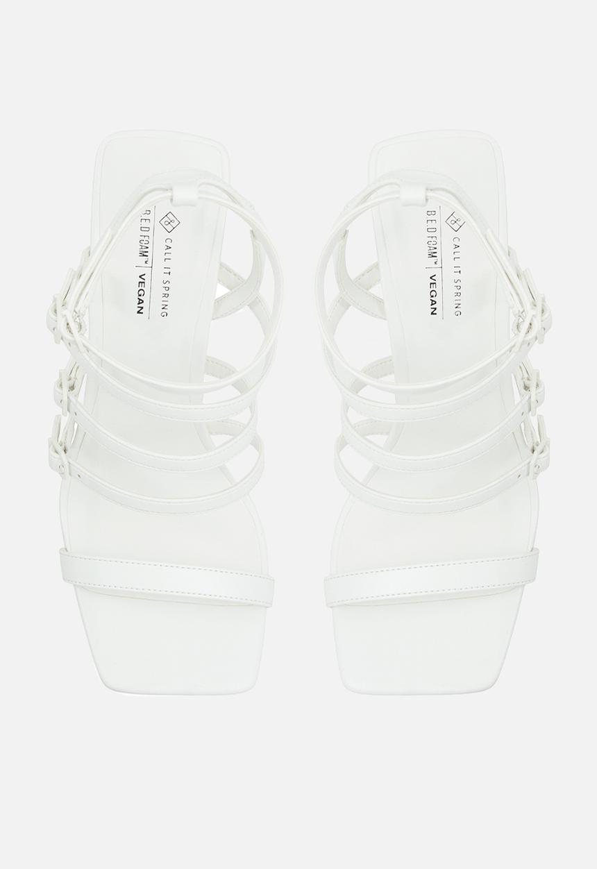 Call It Spring - Peytonn Ankle Strap Stiletto - White