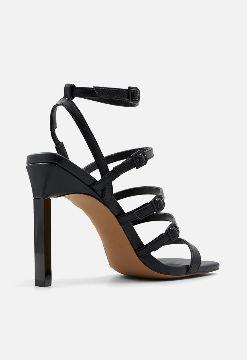 Call It Spring - Peytonn Ankle Strap Stiletto - Black