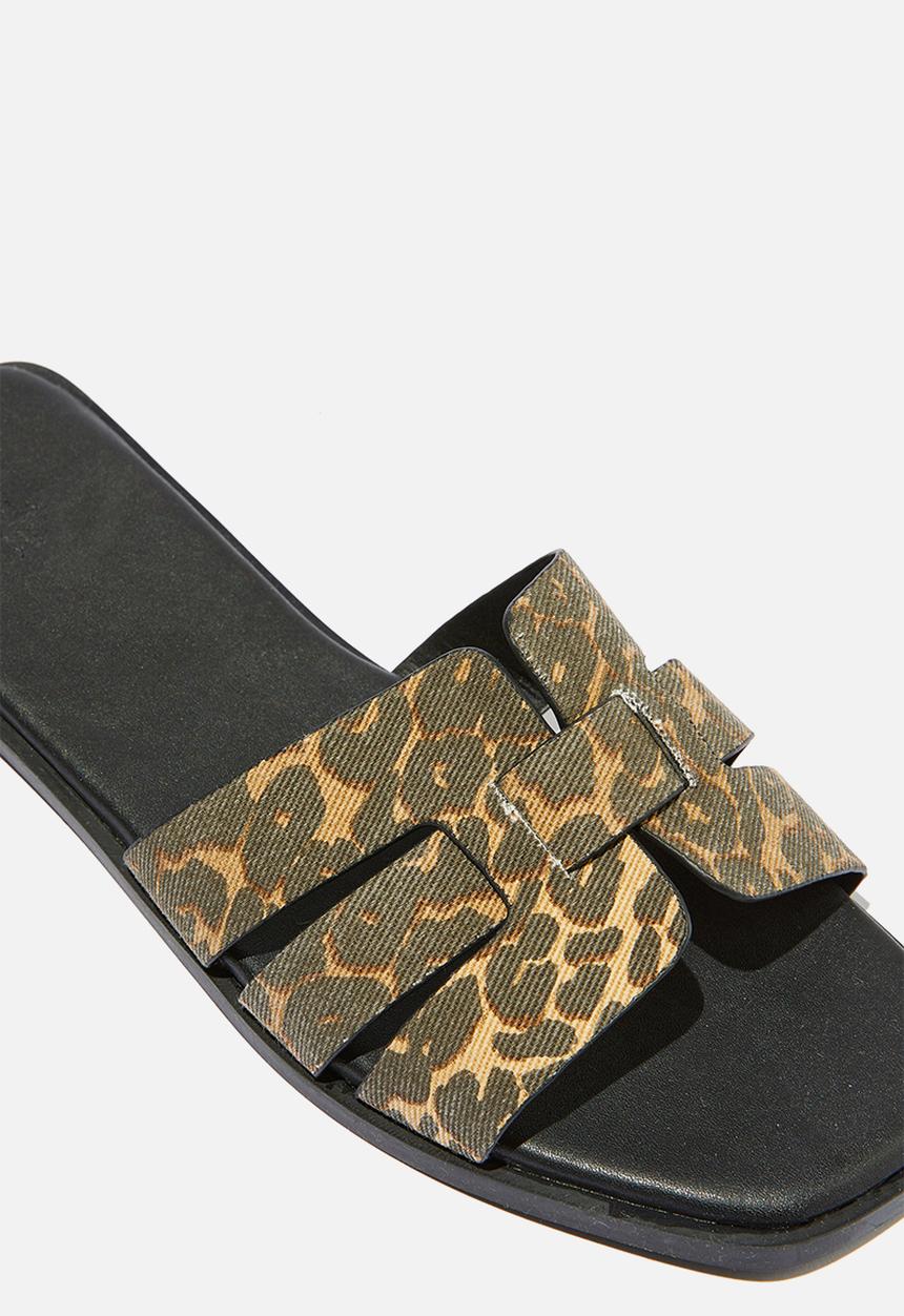 Cotton On - Sierra Woven Slide - Vanilla