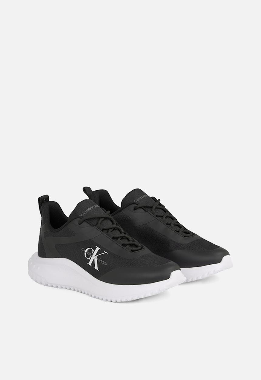 Calvin Klein - EVA Runner Low Lace Mix Ml Wn - Black/Bright White