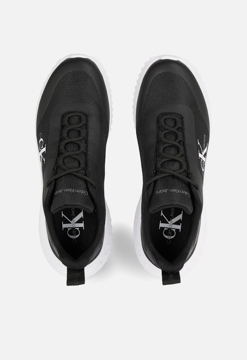 Calvin Klein - EVA Runner Low Lace Mix Ml Wn - Black/Bright White