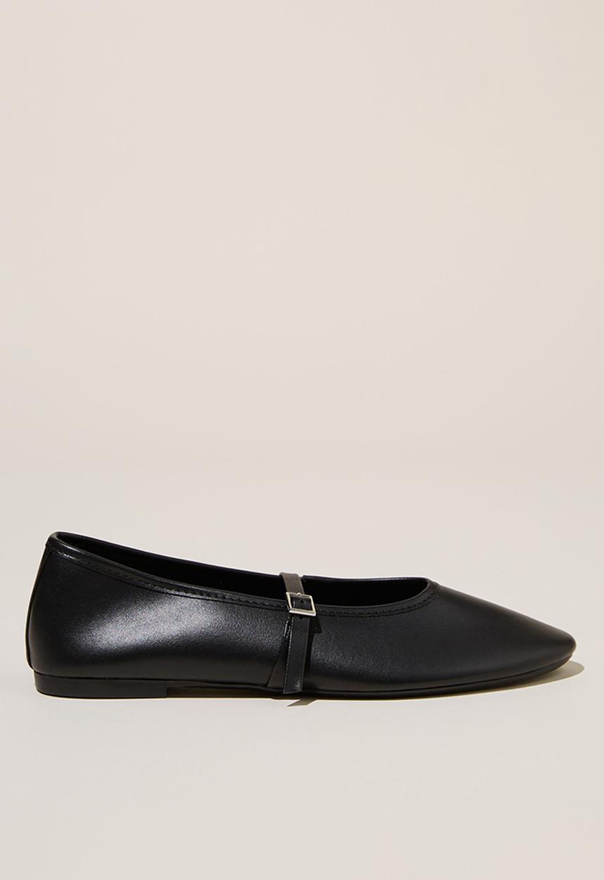 Cotton On - Romy Mary Jane - Black Smooth