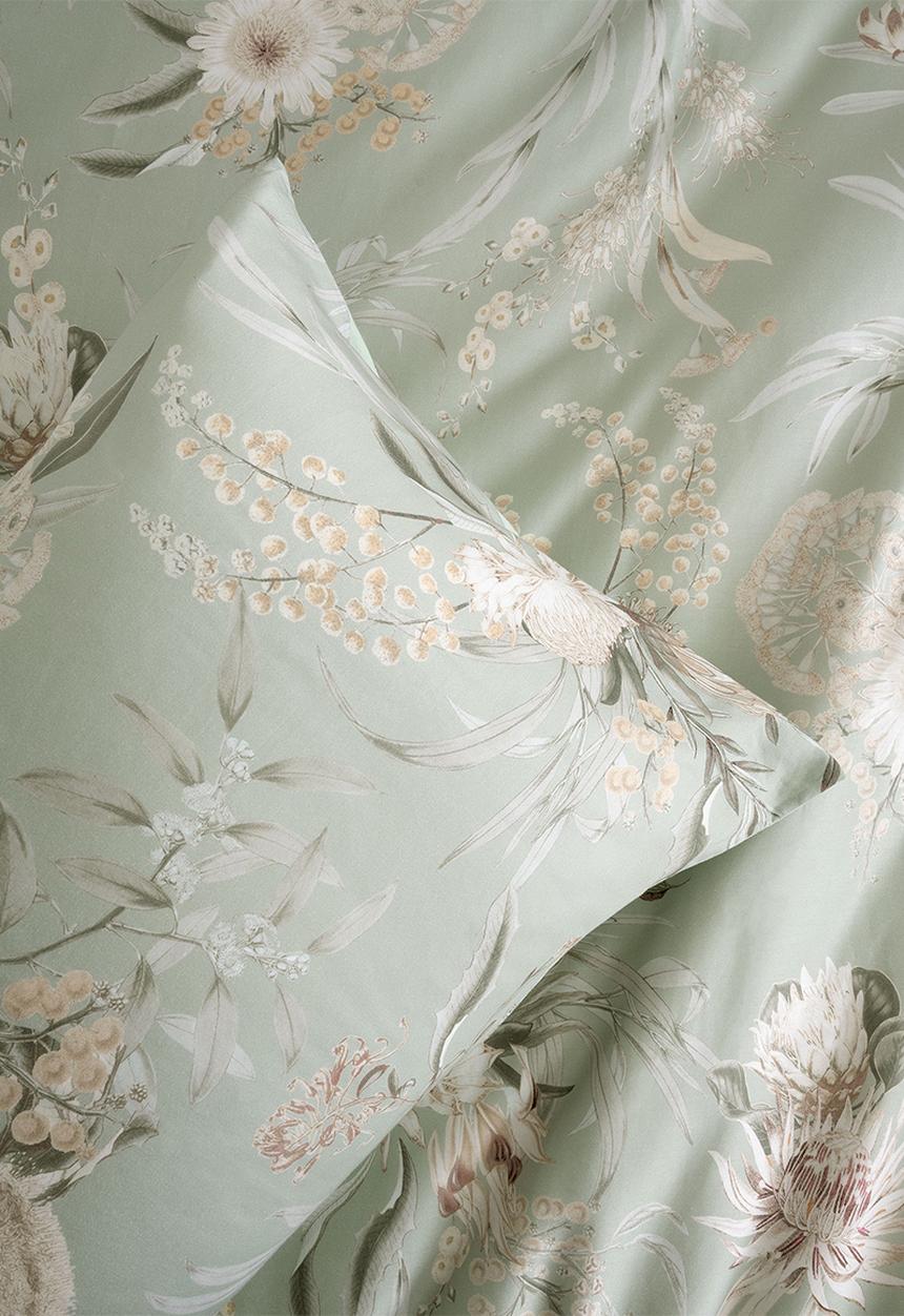 Linen House - Nella Duvet Cover Set - Sage