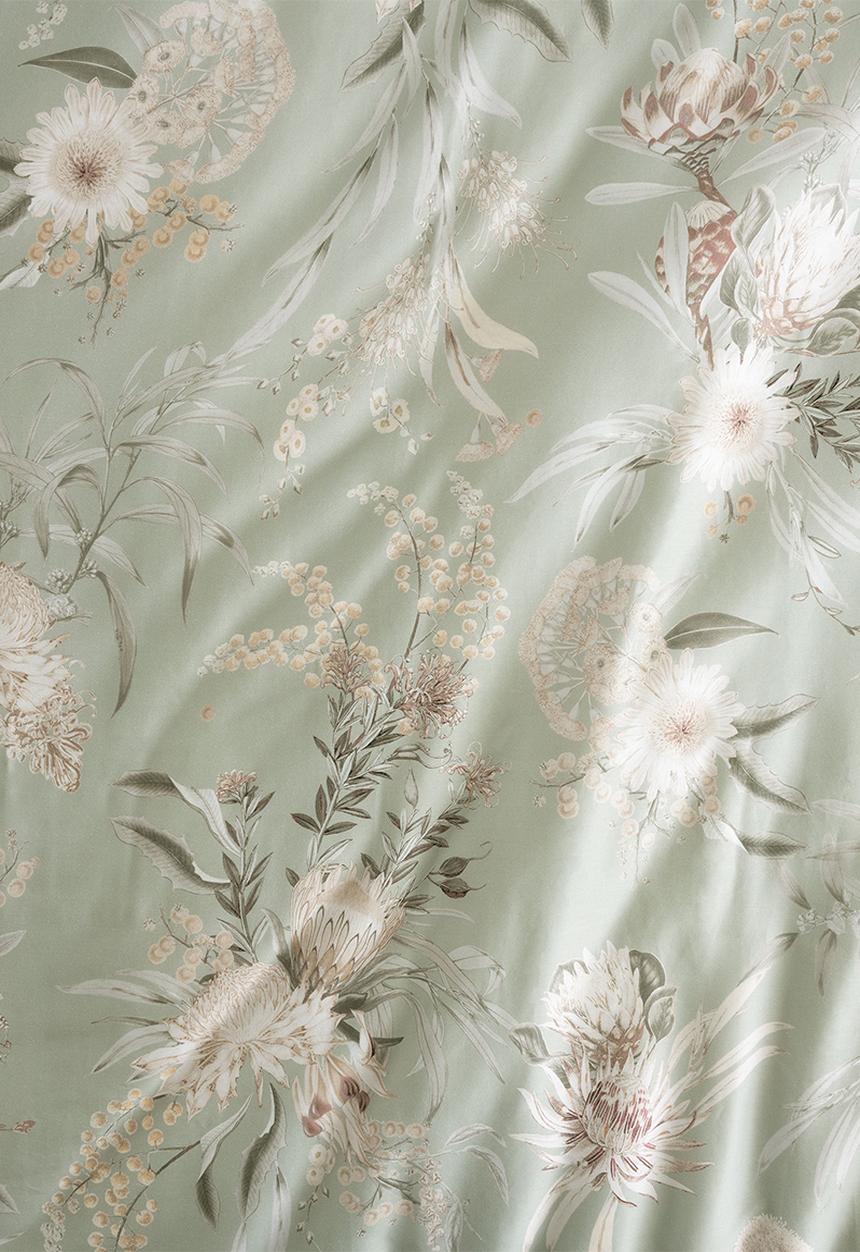 Linen House - Nella Duvet Cover Set - Sage
