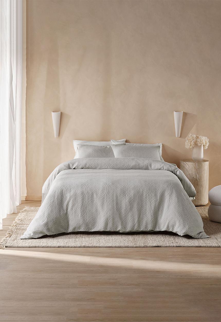 Linen House - Octavia Duvet Cover Set - Linen