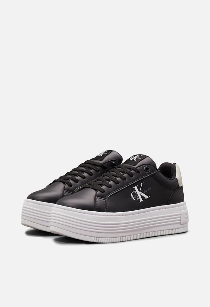 Calvin Klein - Bold platf low lace lth ml mtl