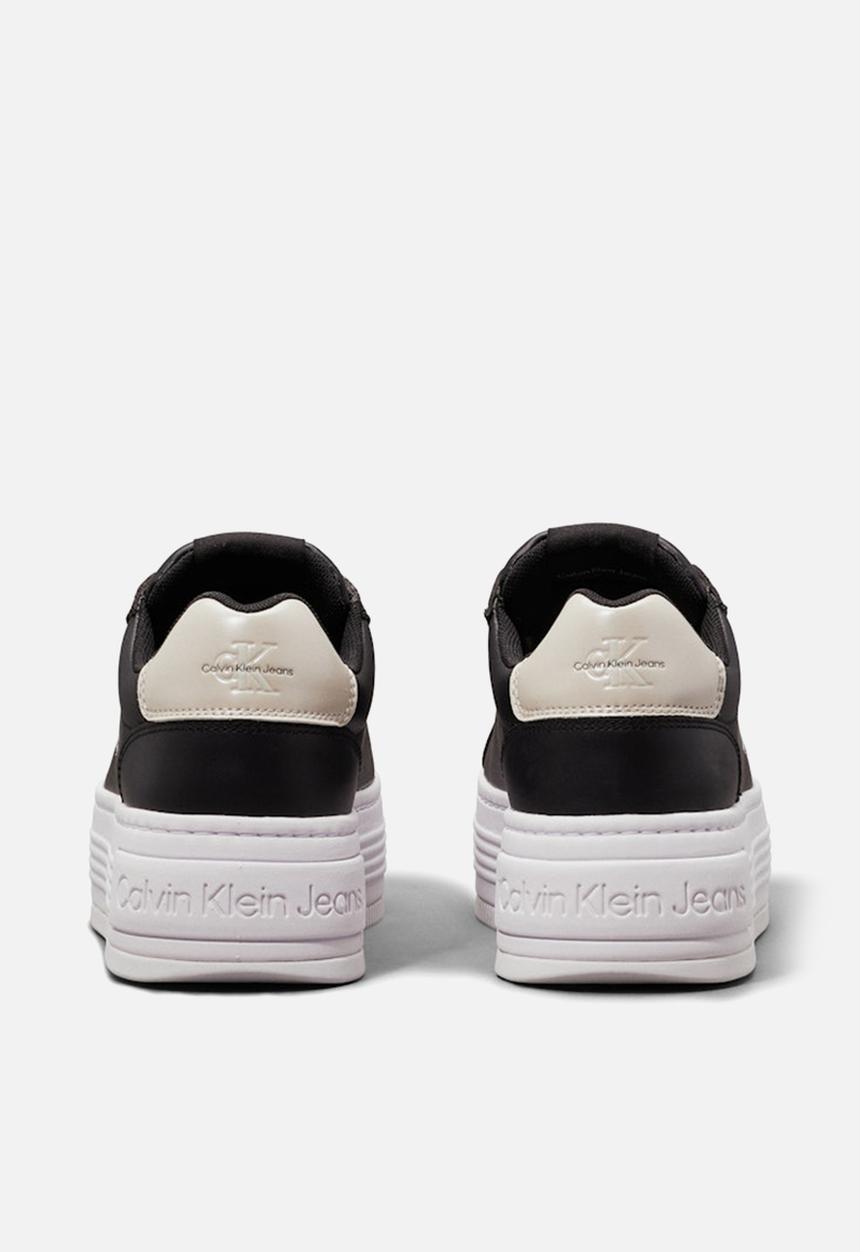 Calvin Klein - Bold platf low lace lth ml mtl