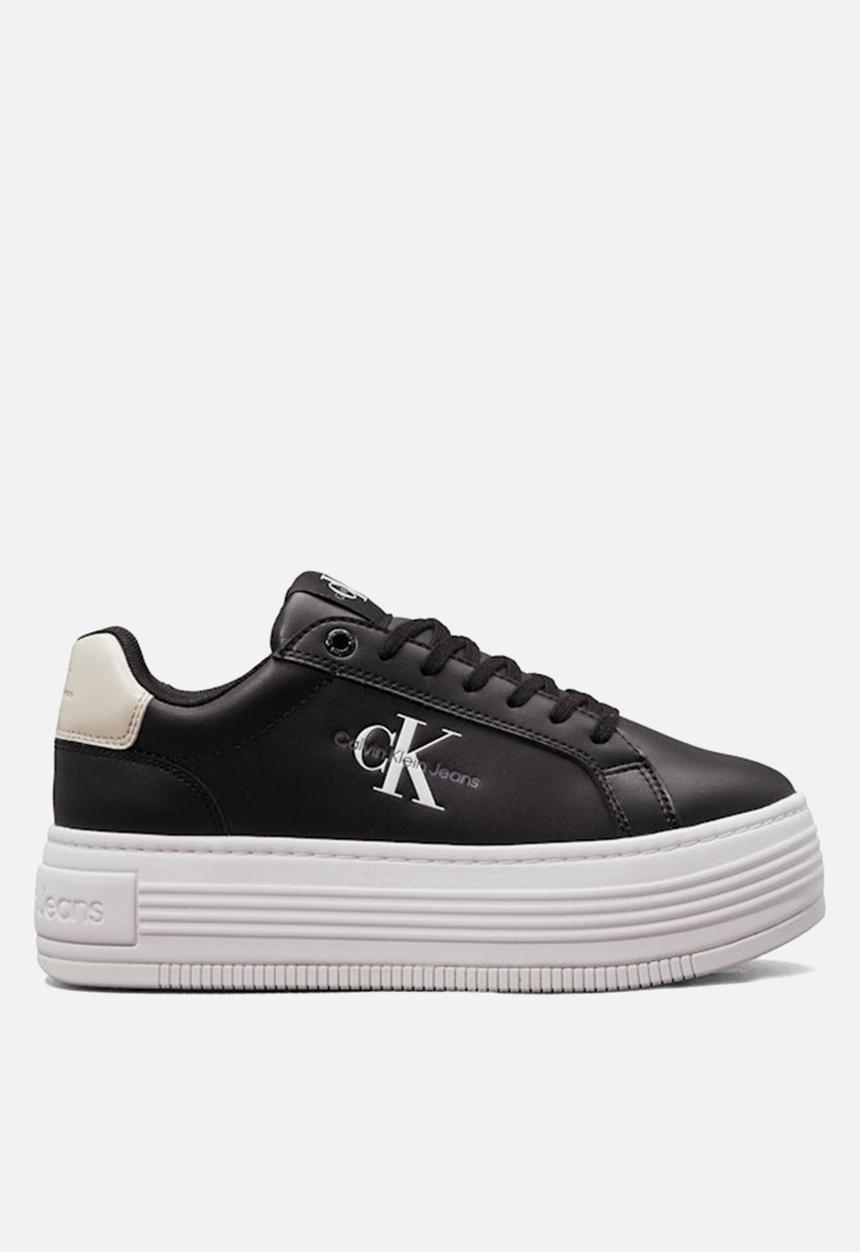 Calvin Klein - Bold platf low lace lth ml mtl
