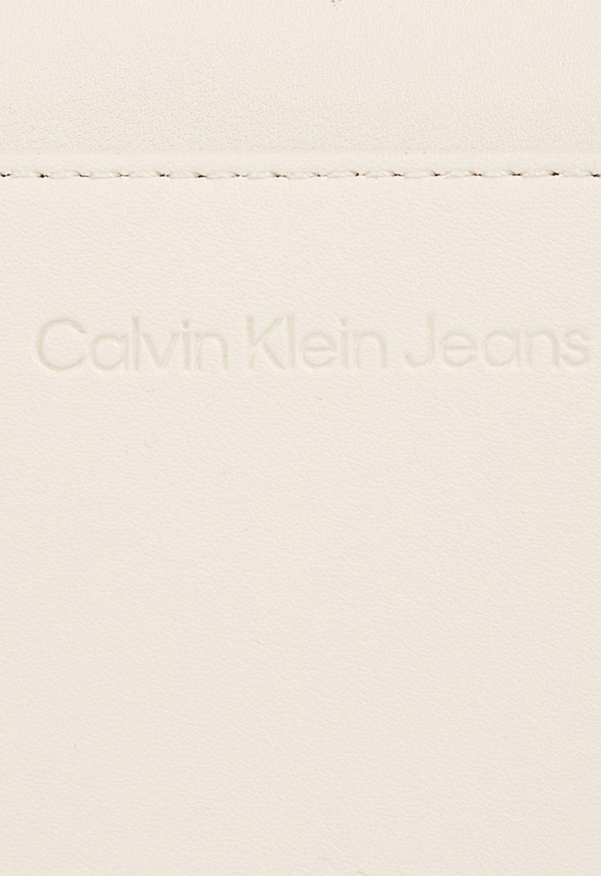 Calvin Klein - Scuplted camera pouch bag-eggshell