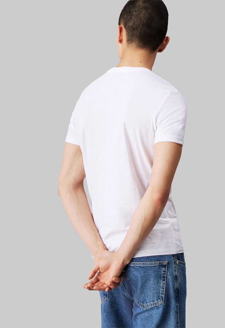 Calvin Klein - Seasonal Monologo Tee - Bright White