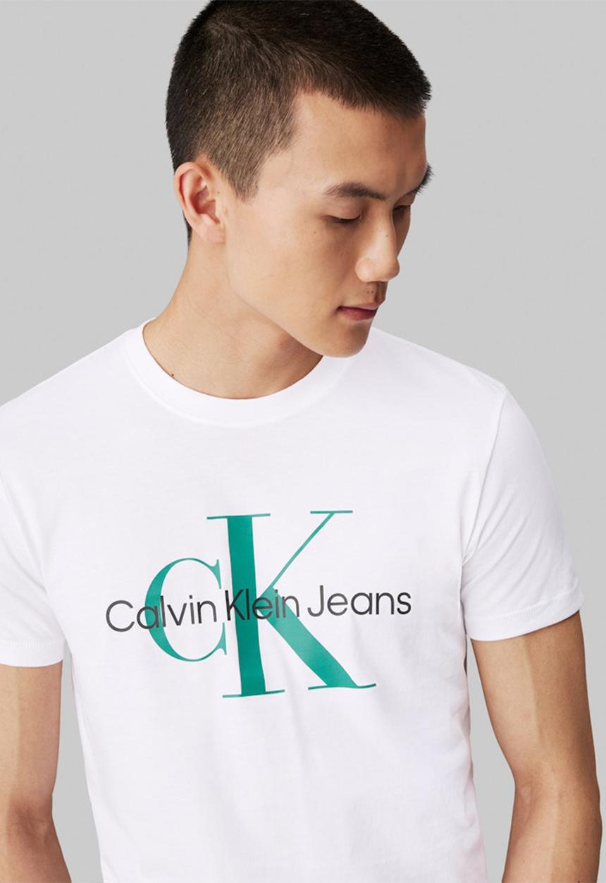 Calvin Klein - Seasonal Monologo Tee - Bright White