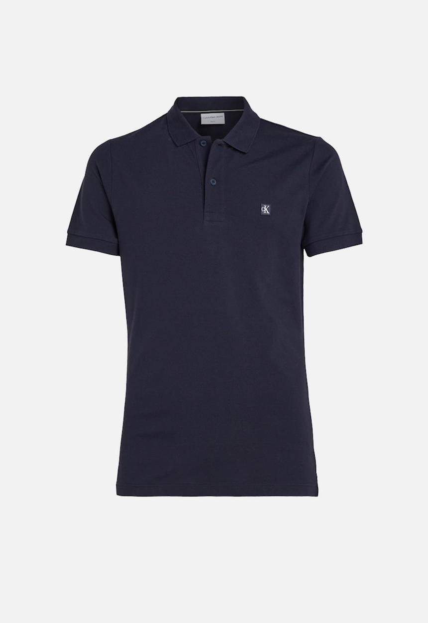 Calvin Klein - Ck embro badge slim polo - Night Sky