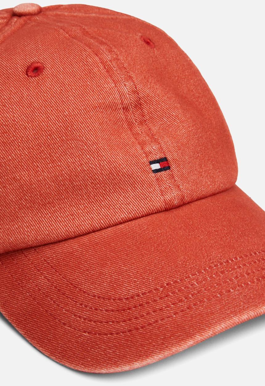Tommy Hilfiger - TH FLAG '85 SOFT 6 PANEL CAP - Terra Red