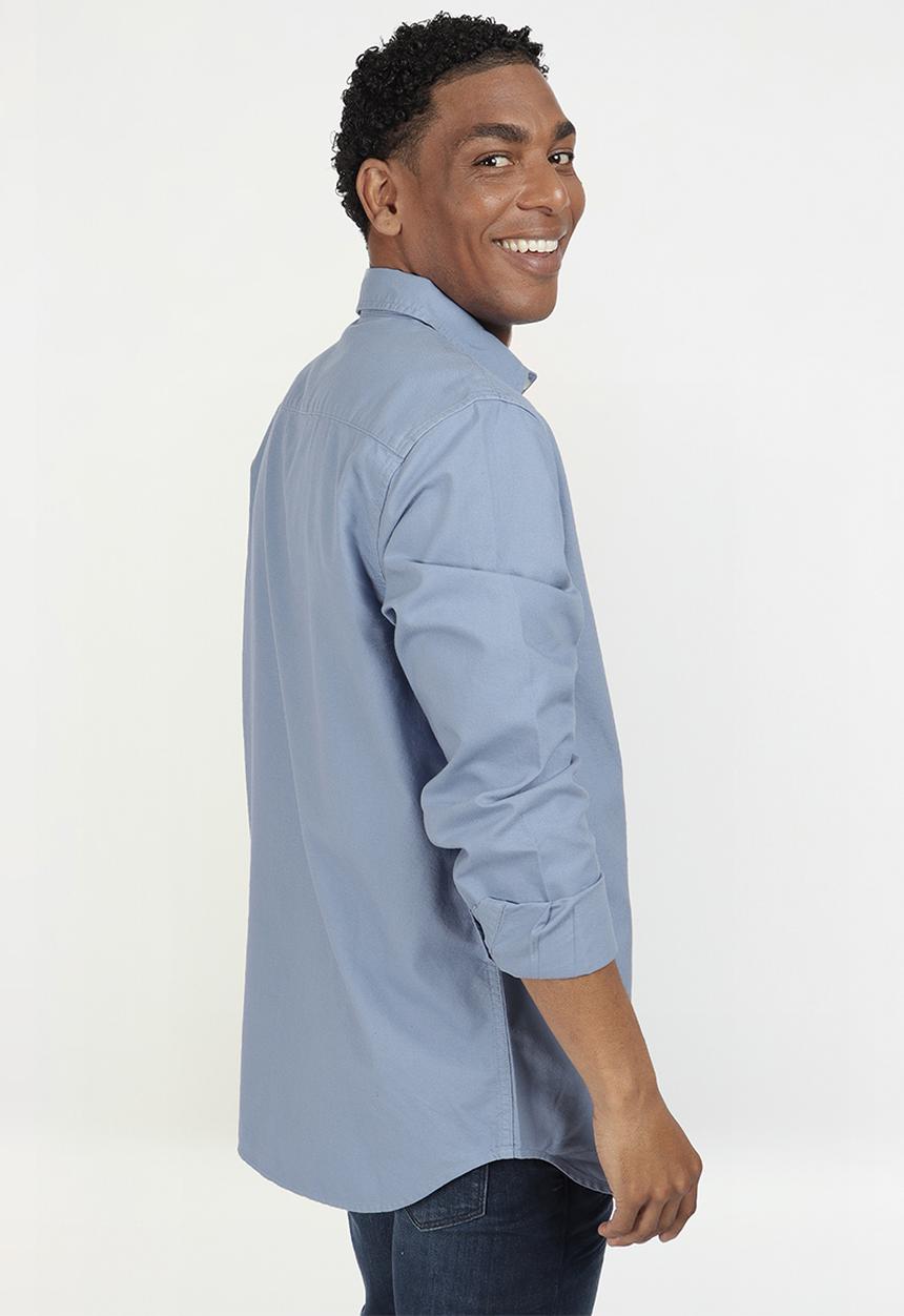 GUESS - Ls collin shirt - partly cloudy