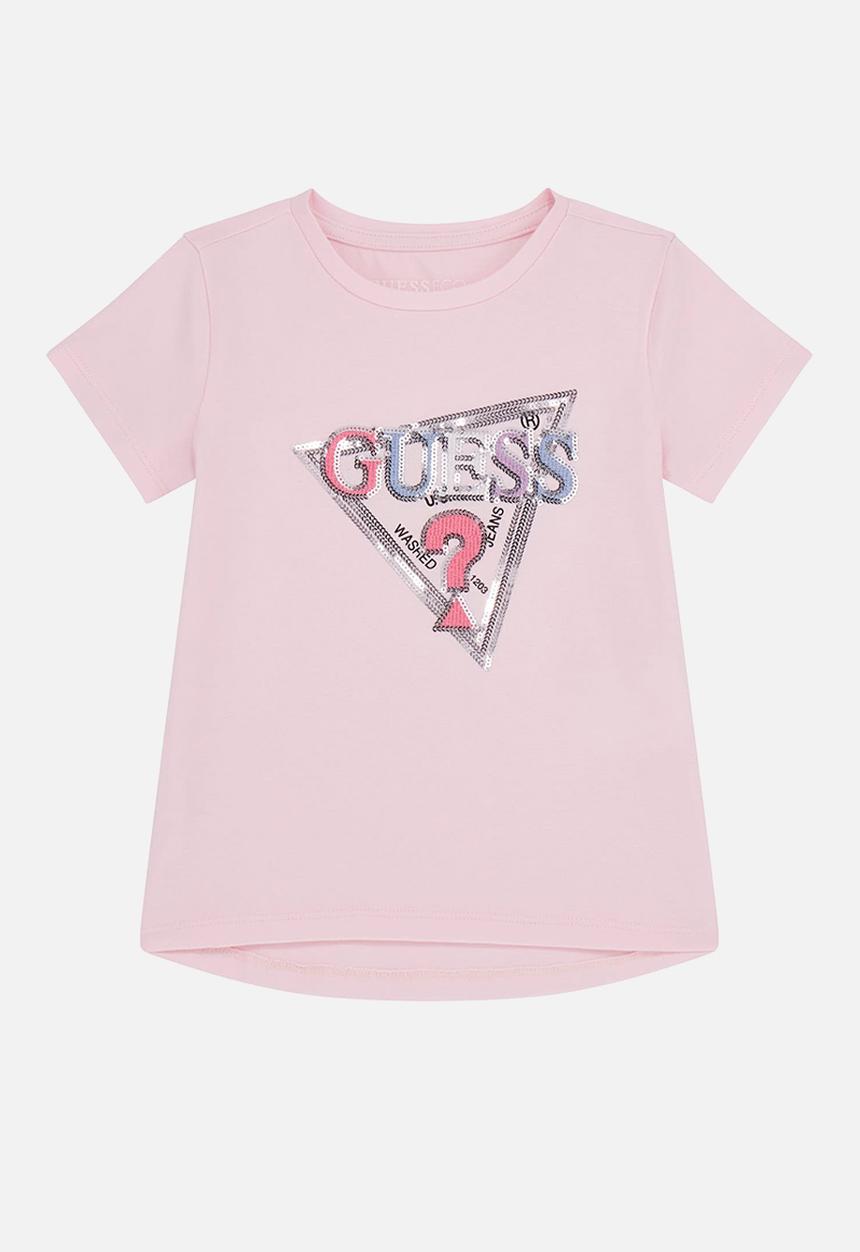 GUESS - Ss t-shirt - ballet pink