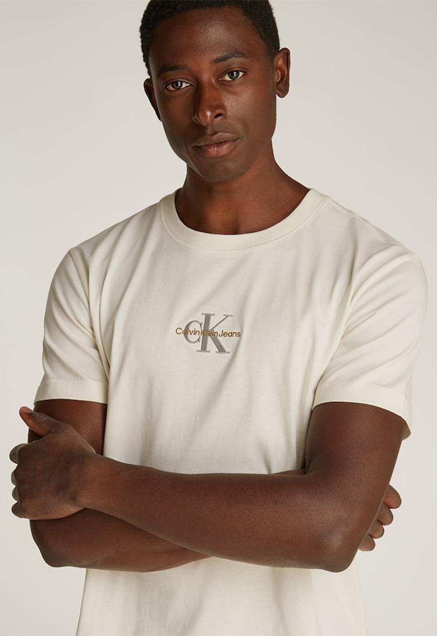 Calvin Klein - Monologo Tee - Ivory