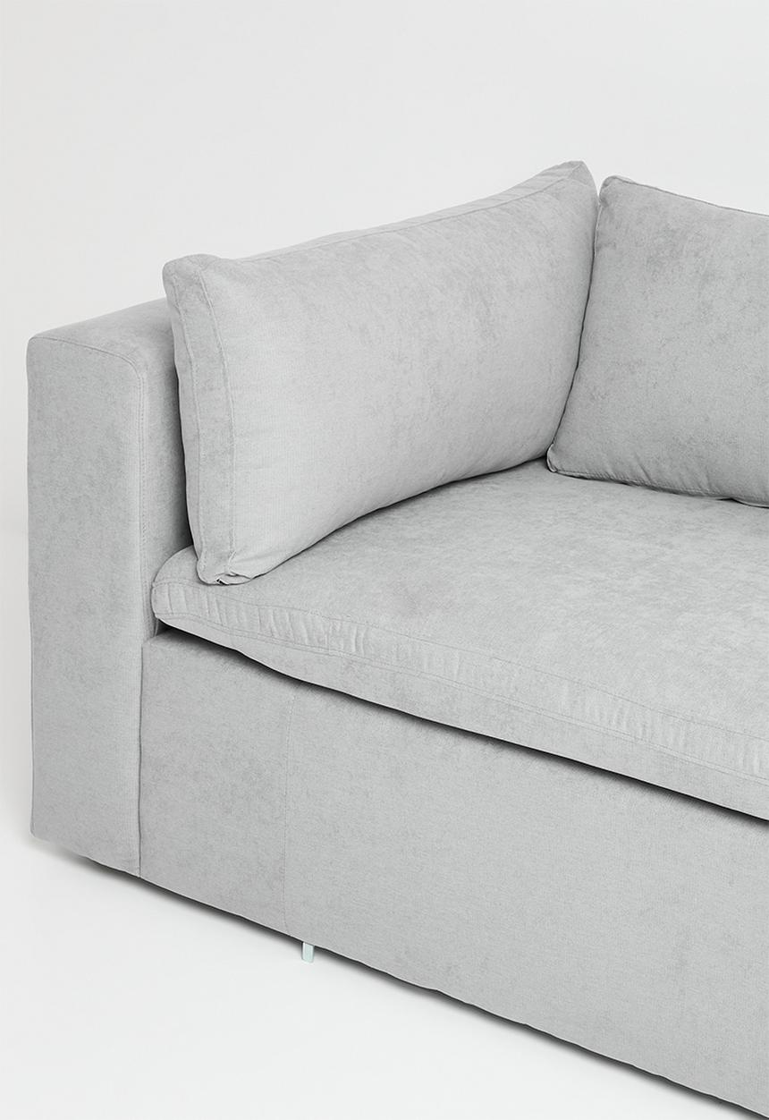 Sixth Floor - Halo chaise - Soro grey