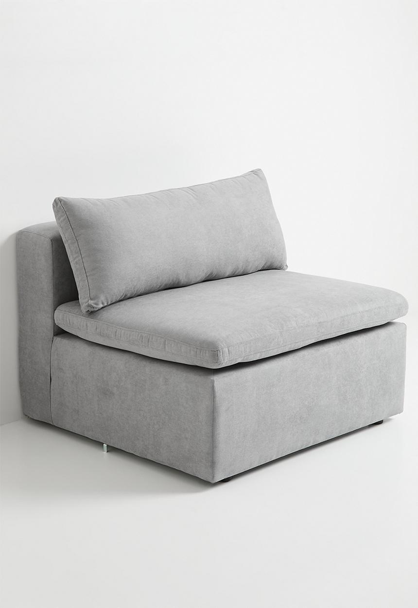 Sixth Floor - Halo 1 seater armless - Soro grey