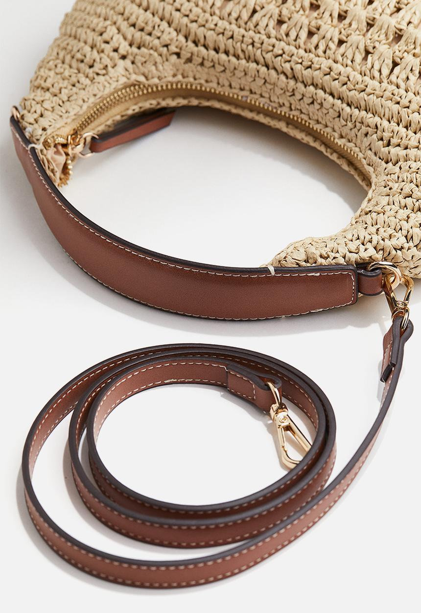 H&M - Crossbody straw bag - beige