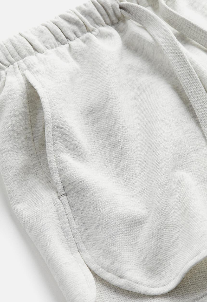 H&M - Sweatshirt shorts - light grey marl