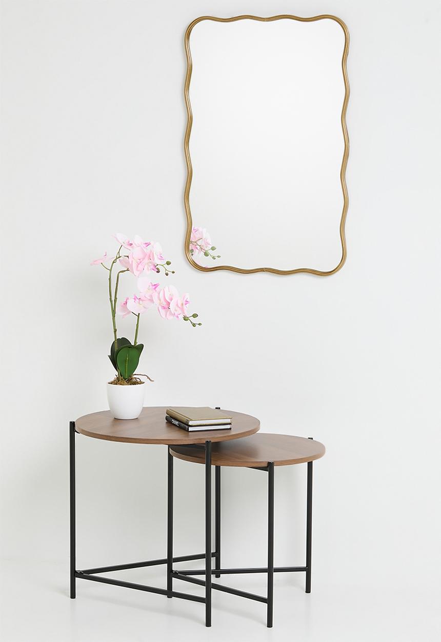 Sixth Floor - Curvy Mirror - Gold