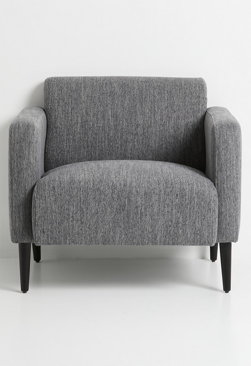 Sixth Floor - Kenzi armchair - Greenwhich graphite