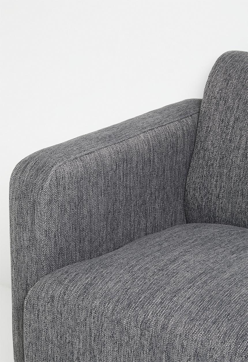 Sixth Floor - Kenzi armchair - Greenwhich graphite